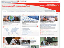 Tablet Screenshot of expert-comptable-international.info